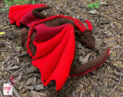 Crochet Sleeping Dragon PDF Pattern